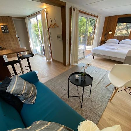 Superbe Cabane Jacuzzi Jardin Clim Wifi Parking Meyreuil Buitenkant foto