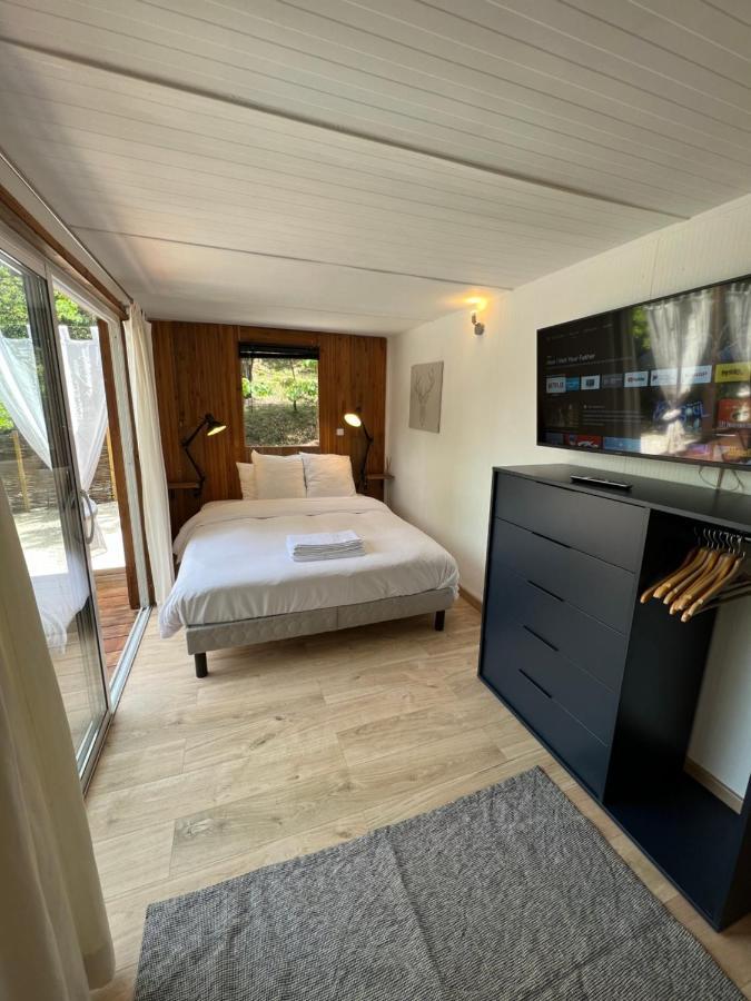 Superbe Cabane Jacuzzi Jardin Clim Wifi Parking Meyreuil Buitenkant foto